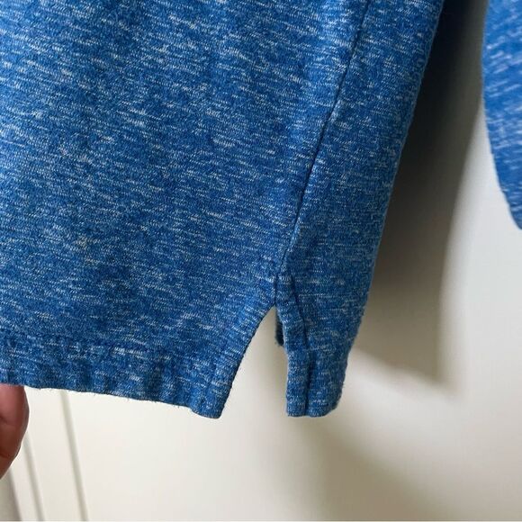 J Crew Mens Shirt Medium Blue Pullover Long Sleeve Crew Neck Outdoor Cotton - Picture 4 of 12